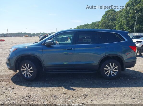 5FNYF6H30MB072326 2021 HONDA PILOT Синий Панорамный вид салона 360°