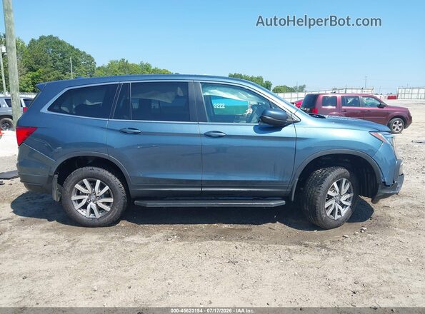 5FNYF6H30MB072326 2021 HONDA PILOT Синий Вид задней части салона