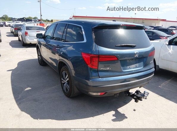 5FNYF6H32JB069326 2018 HONDA PILOT Blue Հետևի ձախ