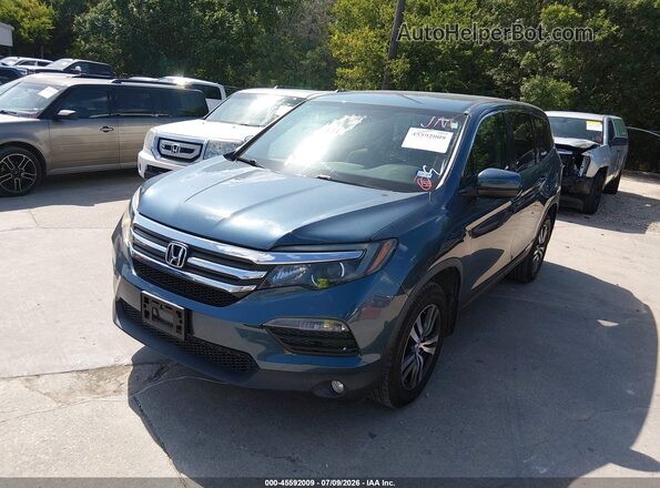 5FNYF6H32JB069326 2018 HONDA PILOT Blue Դիմացի տեսք