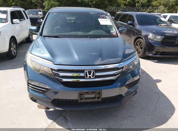 5FNYF6H32JB069326 2018 HONDA PILOT Blue Սարքավորումների վահանակի տեսք