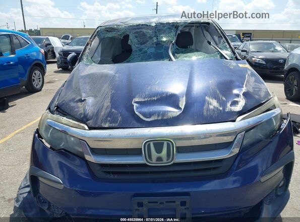 5FNYF6H33KB058627 2019 HONDA PILOT Blue Vista del salpicadero