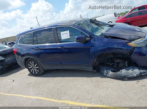 5FNYF6H33KB058627 2019 HONDA PILOT Blue Vista del cuadro de instrumentos