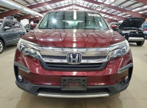 5FNYF6H33LB038461 2020 HONDA PILOT Maroon Vista frontal