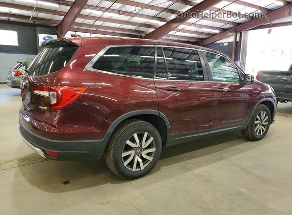 5FNYF6H33LB038461 2020 HONDA PILOT Maroon Trasero derecho