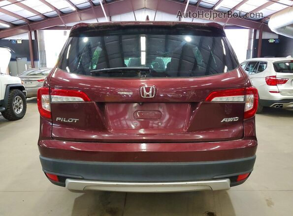 5FNYF6H33LB038461 2020 HONDA PILOT Maroon Vista trasera
