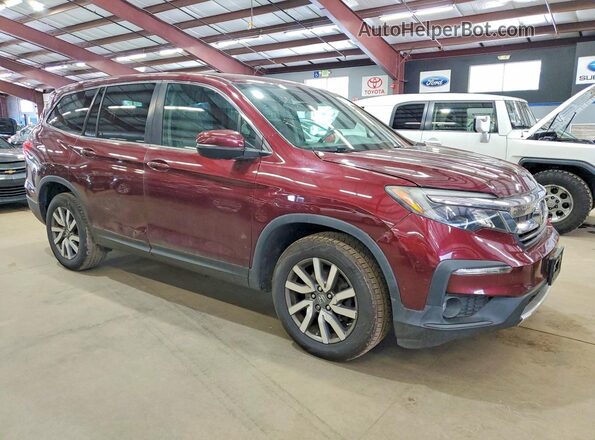 5FNYF6H33LB038461 2020 HONDA PILOT Maroon Delantero derecho