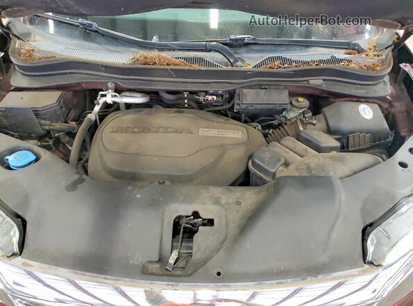 5FNYF6H33LB038461 2020 HONDA PILOT Maroon Vista del compartimento del motor