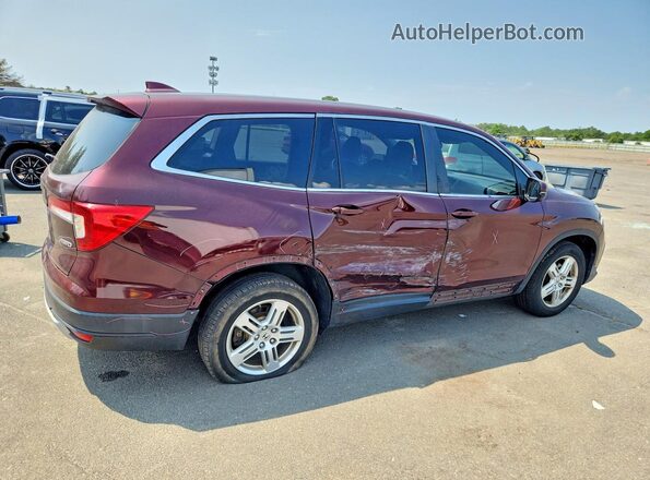5FNYF6H34LB021295 2020 HONDA PILOT Red Rear right