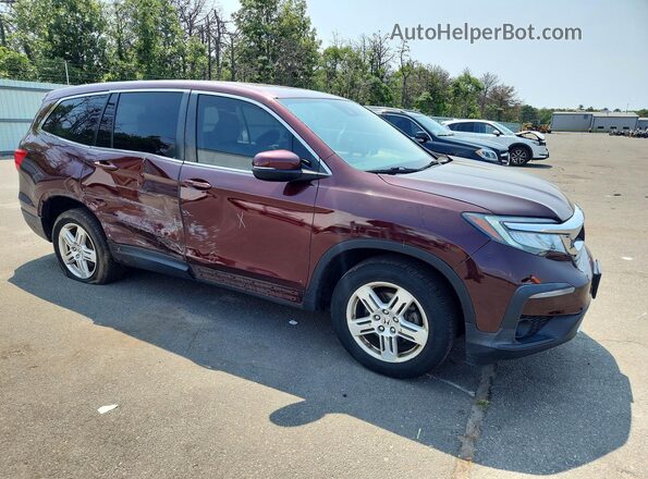 5FNYF6H34LB021295 2020 HONDA PILOT Red Front right