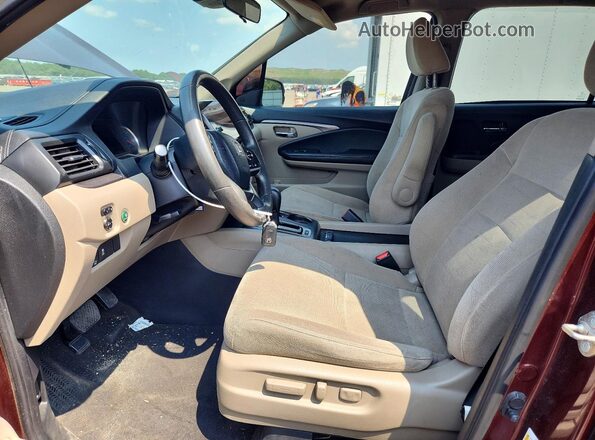 5FNYF6H34LB021295 2020 HONDA PILOT Red Front interior view