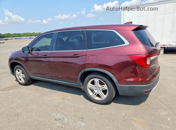 5FNYF6H34LB021295 2020 HONDA PILOT Red Rear left