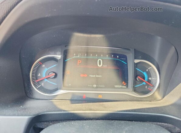 5FNYF6H34LB021295 2020 HONDA PILOT Red Instrument cluster view
