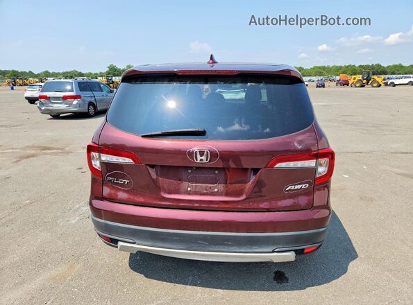 5FNYF6H34LB021295 2020 HONDA PILOT Red Rear view
