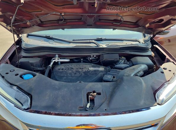 5FNYF6H34LB021295 2020 HONDA PILOT Red Engine compartment view