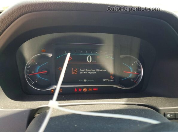 5FNYF6H34MB083930 2021 HONDA PILOT White ხელსაწყოთა პანელის ხედი
