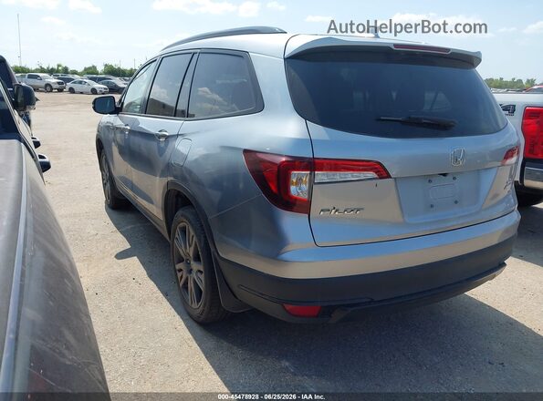 5FNYF6H34NB073545 2022 HONDA PILOT Light Blue Задня ліва чверть