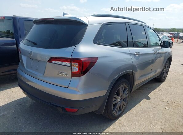 5FNYF6H34NB073545 2022 HONDA PILOT Light Blue Задня права чверть