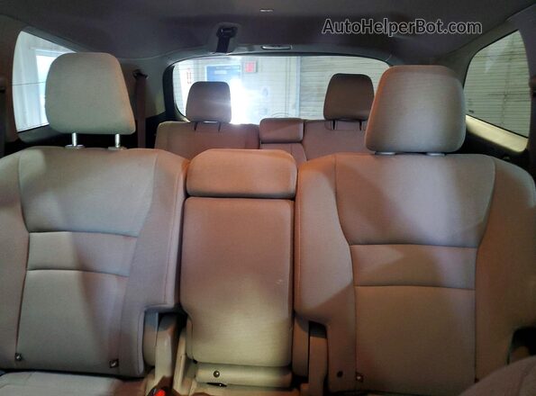 5FNYF6H35GB097811 2016 HONDA PILOT Gray Հետևի նստատեղերի տեսք
