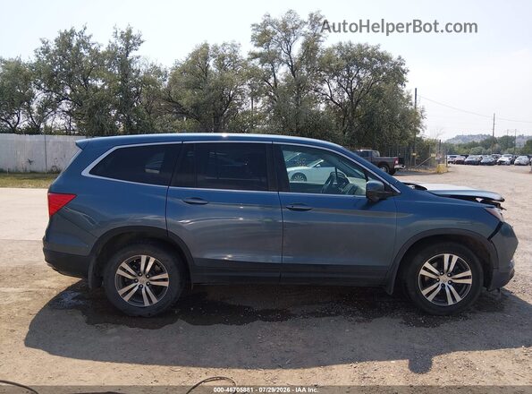 5FNYF6H35JB013316 2018 HONDA PILOT Blue უკანა სალონის ხედი