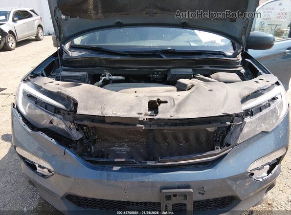 5FNYF6H35JB013316 2018 HONDA PILOT Blue უკანა ხედი
