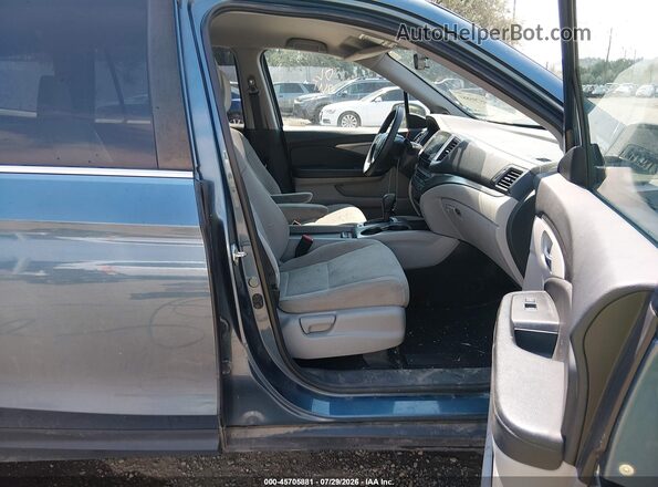 5FNYF6H35JB013316 2018 HONDA PILOT Blue წინა სალონის ხედი