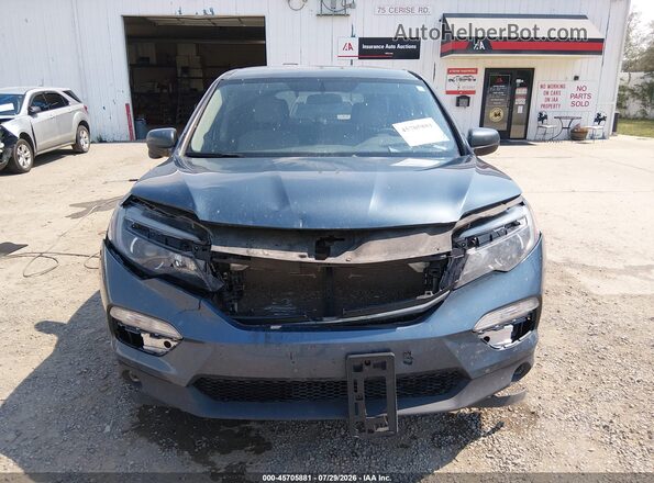 5FNYF6H35JB013316 2018 HONDA PILOT Blue ხელსაწყოთა პანელის ხედი
