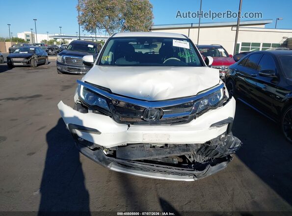 5FNYF6H35KB016038 2019 HONDA PILOT White Vista frontal