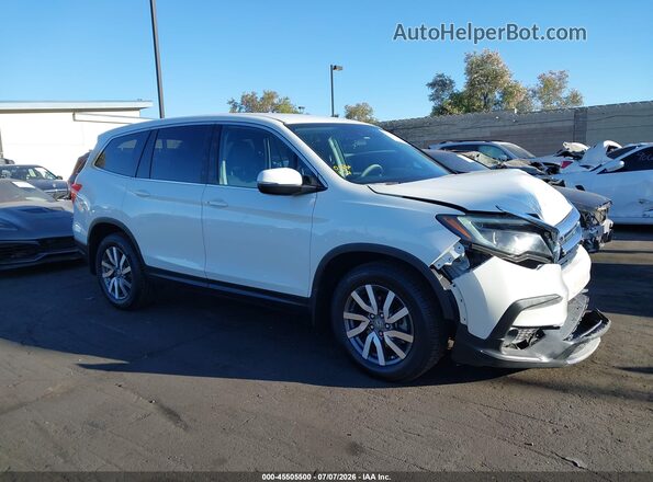 5FNYF6H35KB016038 2019 HONDA PILOT White Vista interior trasera