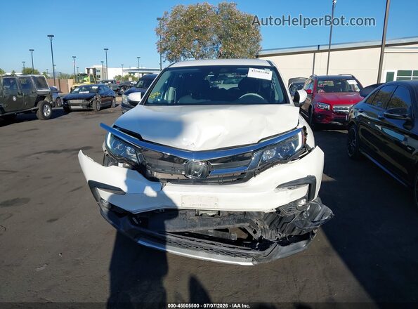 5FNYF6H35KB016038 2019 HONDA PILOT White Vista del cuadro de instrumentos