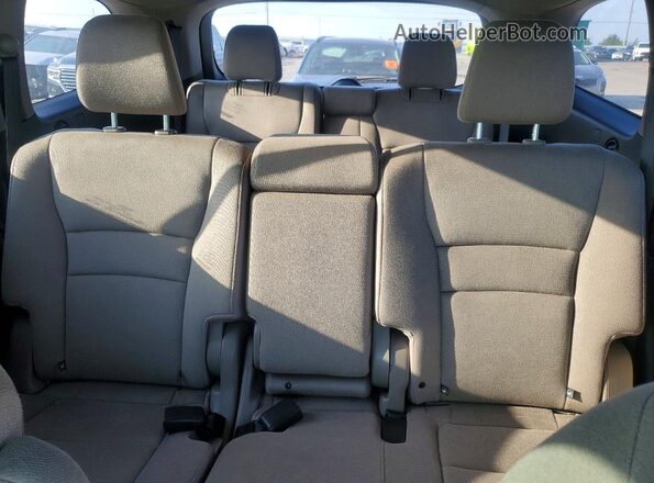 5FNYF6H35KB063439 2019 HONDA PILOT Red Вид задніх сидінь