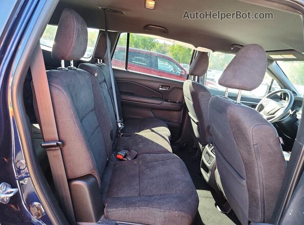 5FNYF6H35NB073148 2022 HONDA PILOT Blue Widok wnętrza z tyłu