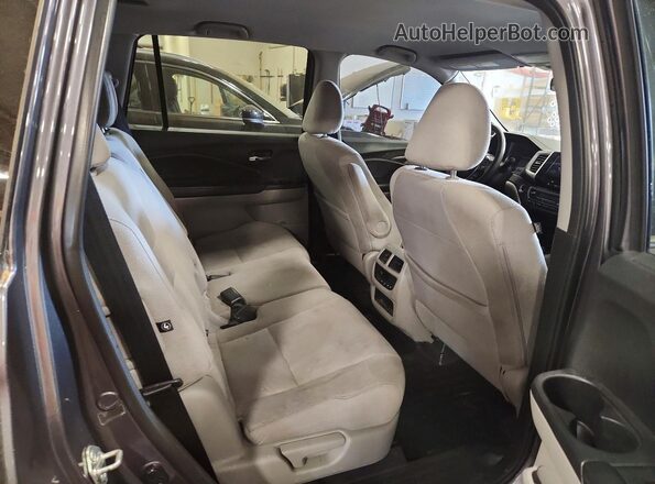5FNYF6H36JB022767 2018 HONDA PILOT Угольный Вид задней части салона