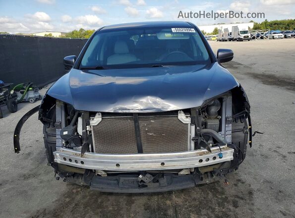 5FNYF6H36JB032909 2018 HONDA PILOT Gray Front view