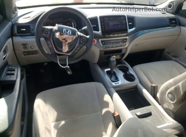5FNYF6H36JB032909 2018 HONDA PILOT Gray Dashboard view