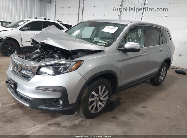 5FNYF6H36MB071083 2021 HONDA PILOT Серебряный Передняя левая четверть