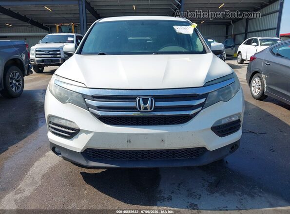 5FNYF6H37HB039233 2017 HONDA PILOT White Вид спереду