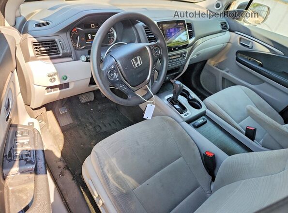 5FNYF6H37JB062517 2018 HONDA PILOT Silver წინა პანელის ხედი
