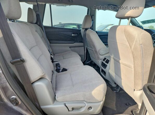 5FNYF6H37LB049575 2020 HONDA PILOT Gray Вид задньої частини салону