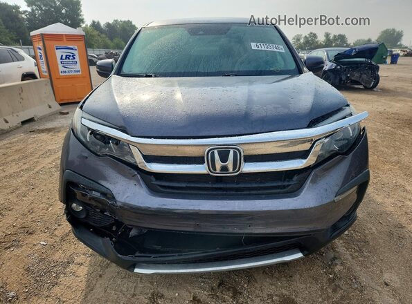 5FNYF6H37LB049575 2020 HONDA PILOT Gray Вид спереду
