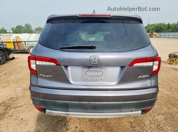 5FNYF6H37LB049575 2020 HONDA PILOT Gray Вид ззаду