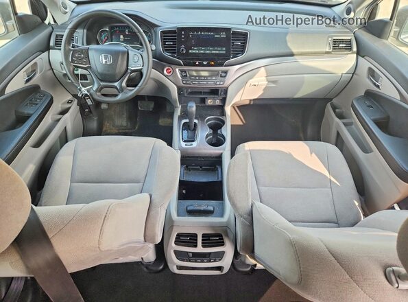 5FNYF6H37LB049575 2020 HONDA PILOT Gray Вид панелі приладів