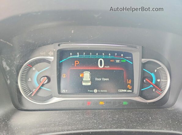 5FNYF6H37LB049575 2020 HONDA PILOT Gray Вид щитка приладів