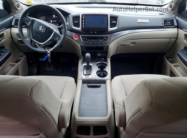 5FNYF6H38HB009903 2017 HONDA PILOT Green Widok deski rozdzielczej