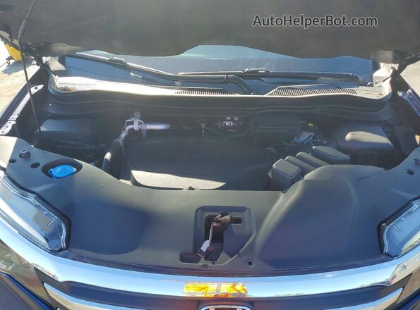 5FNYF6H38JB042972 2018 HONDA PILOT Синий Вид подкапотного пространства