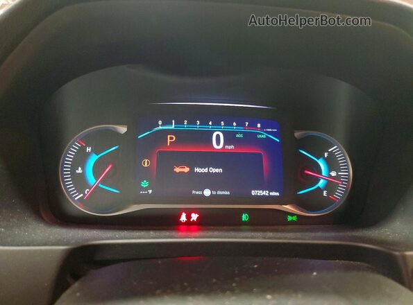 5FNYF6H38KB097553 2019 HONDA PILOT Burgundy Vista del cuadro de instrumentos