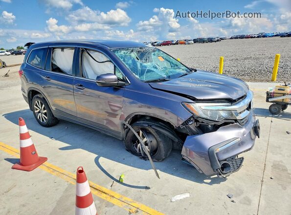 5FNYF6H39KB070216 2019 HONDA PILOT Угольный Передняя правая четверть