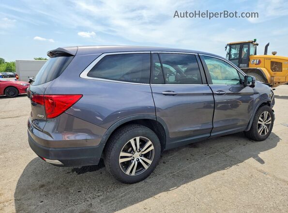 5FNYF6H3XHB050579 2017 HONDA PILOT Gray უკანა მარჯვენა