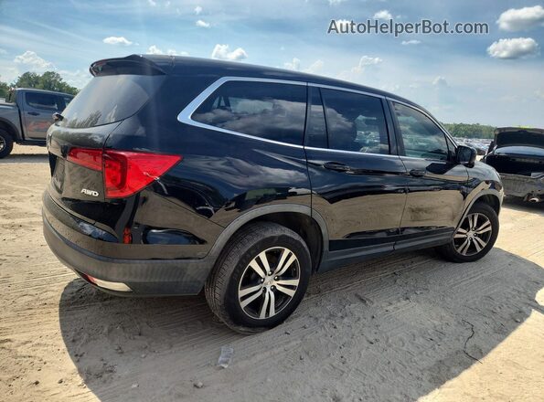 5FNYF6H3XJB037613 2018 HONDA PILOT Black Trasero derecho