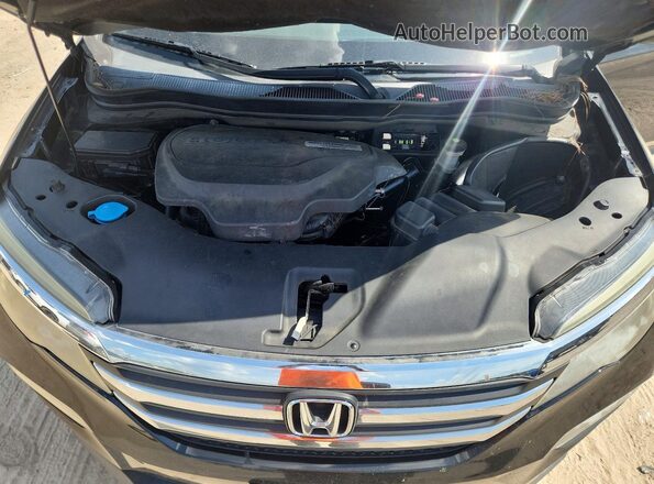 5FNYF6H3XJB037613 2018 HONDA PILOT Black Vista del compartimento del motor